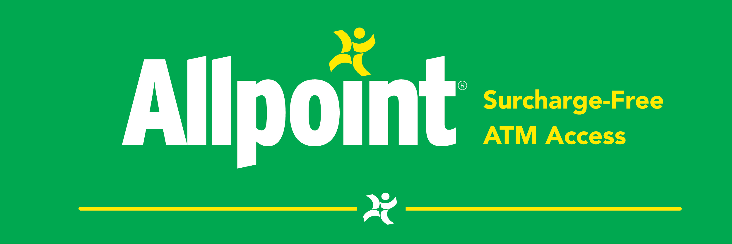 Allpoint Surcharge-Free ATM Access.